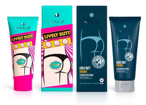 Set 2 Pack Nakiz Lively Butt Women & Nakiz Lively Butt Men 100 G