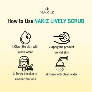 Nakiz Lively Scrub 100 Gram