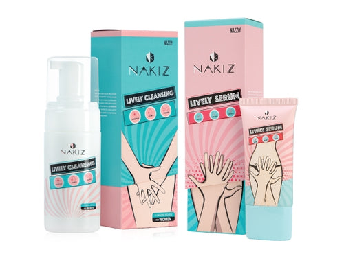 Nakiz Lively Cleansing & Nakiz Lively Serum Women V Care Set