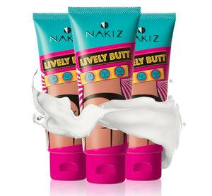 Nakiz Lively Butt Intimate Areas Moisturizing and Brightening Cream 100 Grams